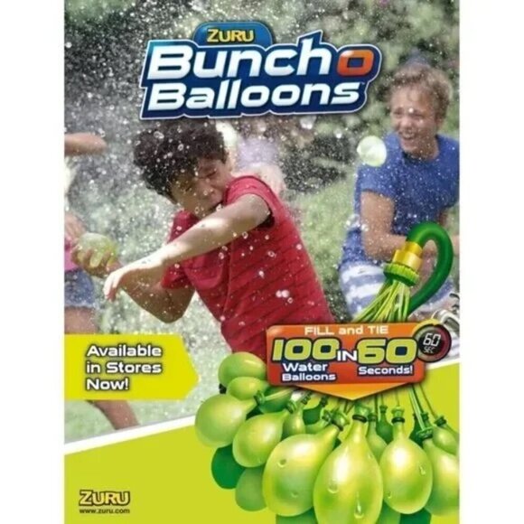 💖3/$15💖 Crazy Bunch O Balloons 100 Rapid-Filling Self-Sealing Water Balloons - Picture 7 of 8